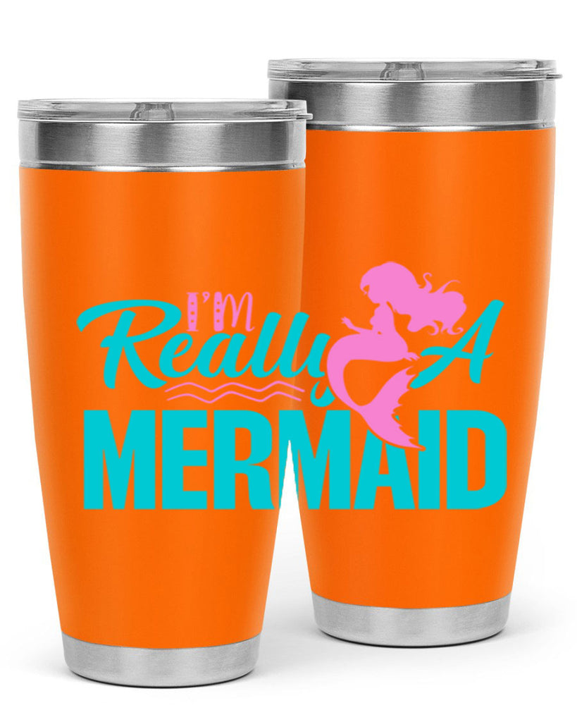 I m Really A Mermaid 212#- mermaid- Tumbler