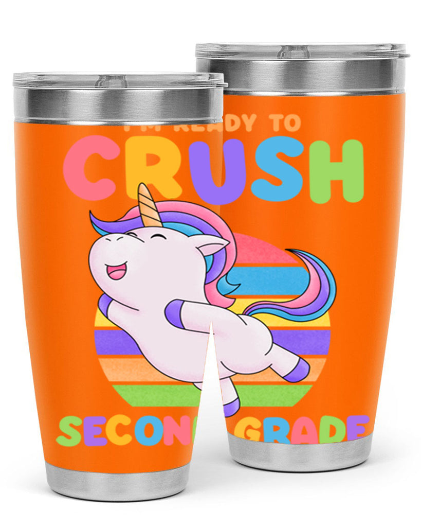 Im Ready to Crush 2nd 14#- second grade- Tumbler