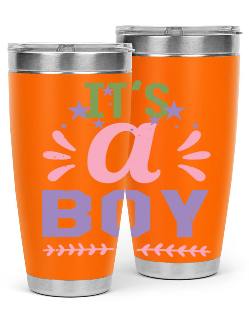 Its a boy Style 33#- baby shower- tumbler