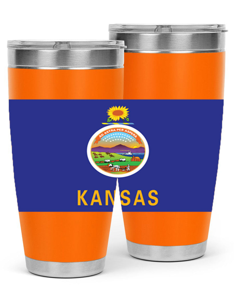 Kansas 36#- Us Flags- Tumbler