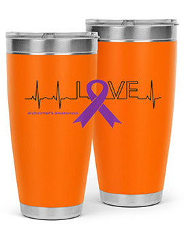 LOVE Gifts for Survivors National Alzheimers Awareness 192#- alzheimers- Tumbler