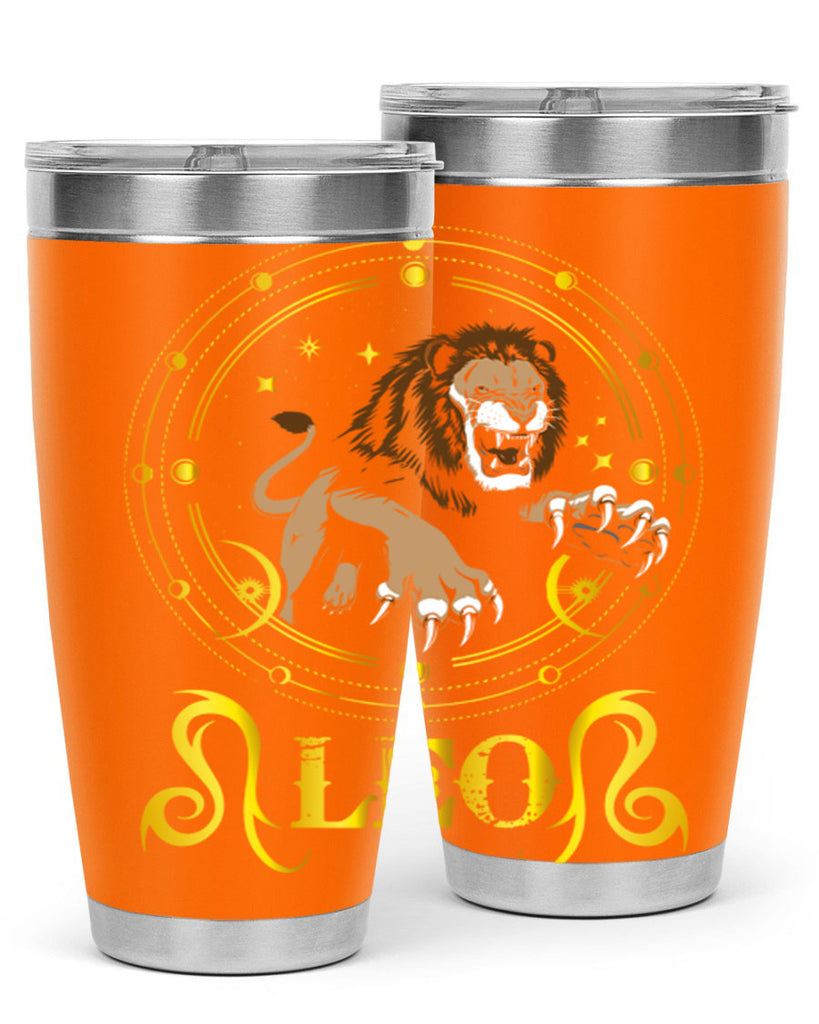 Leo 297#- zodiac- Tumbler