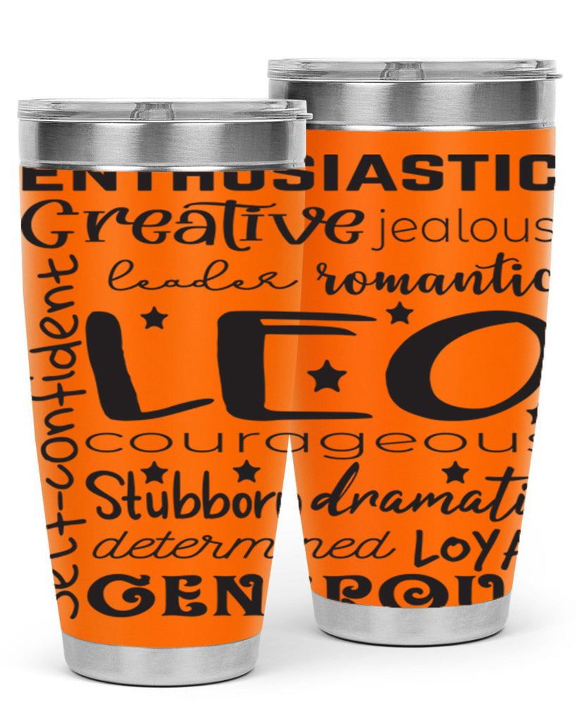 Leo 568#- zodiac- Tumbler