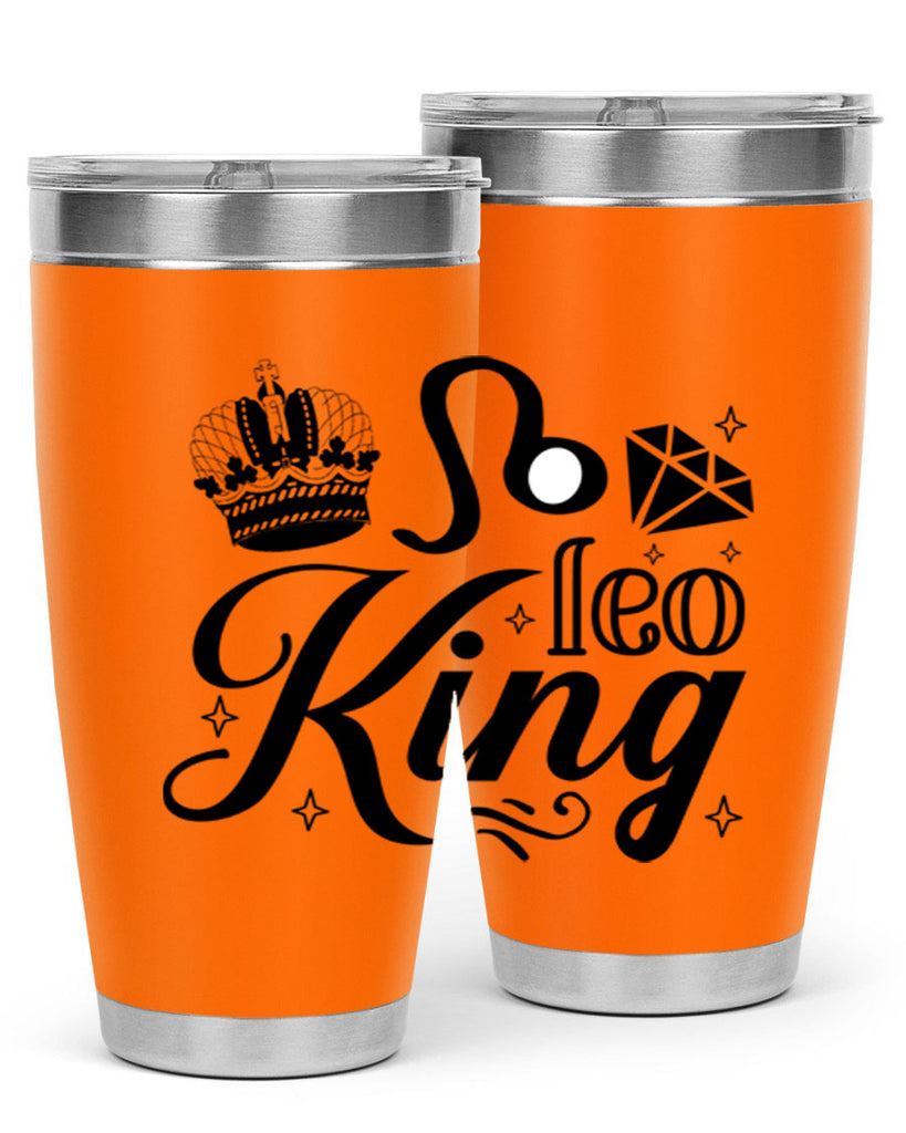 Leo king 290#- zodiac- Tumbler