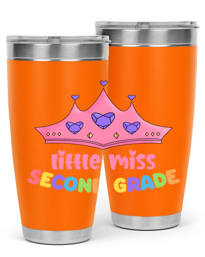 Little Miss 2nd Grade 16#- second grade- Tumbler