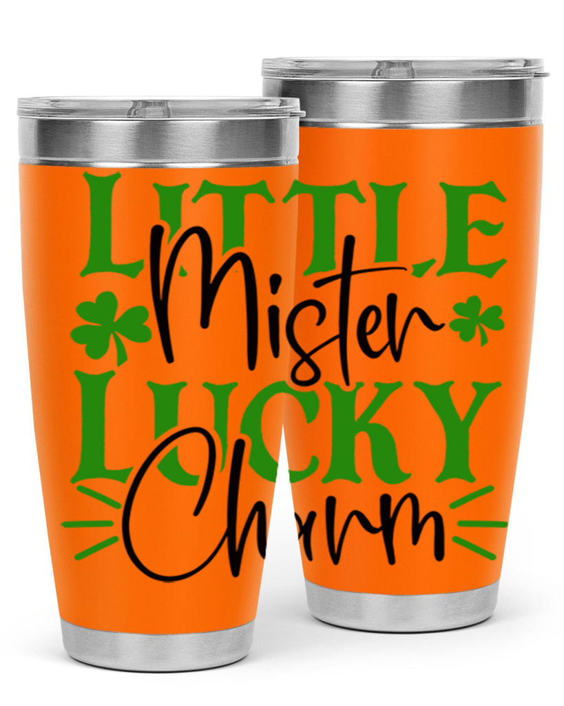 Little Mister Lucky Charm Style 153#- St Patricks Day- Tumbler
