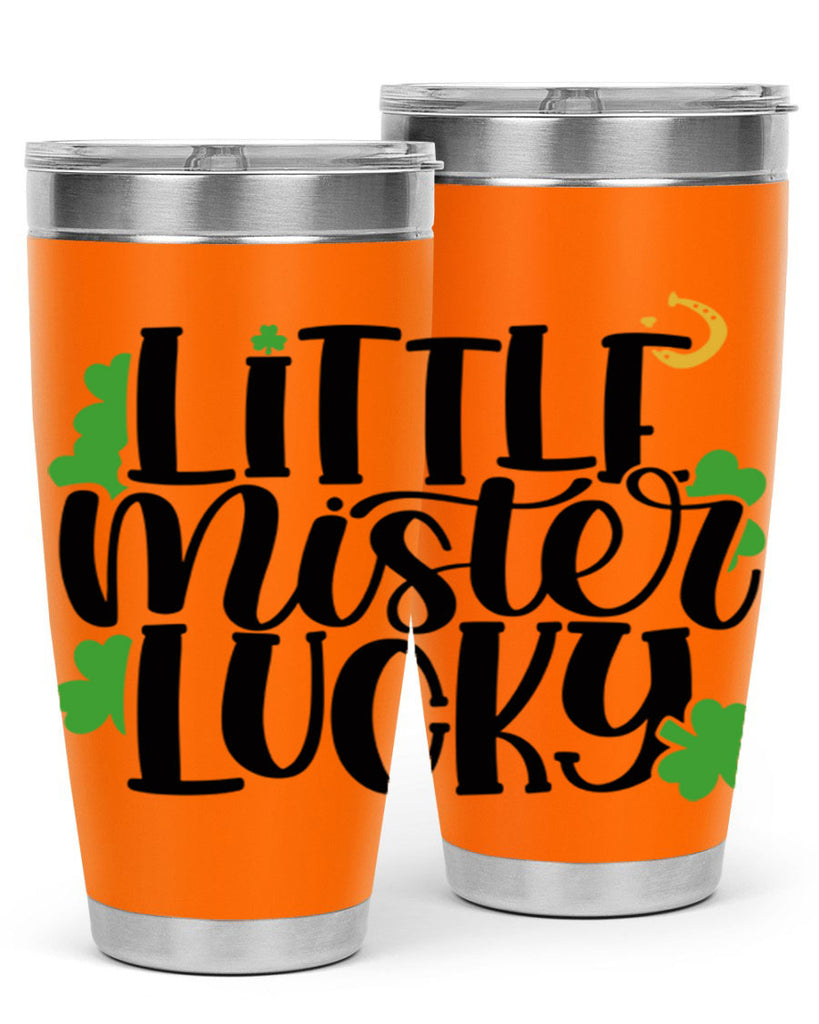 Little Mister Lucky Style 67#- St Patricks Day- Tumbler