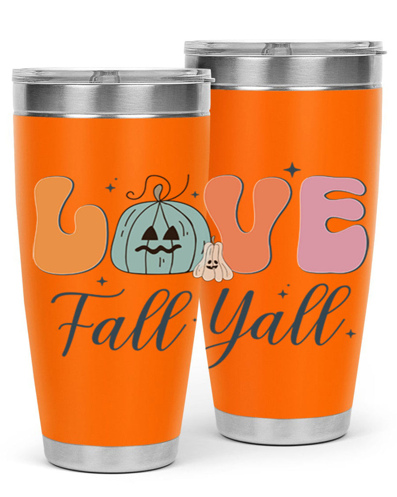 Love Fall Yall 413#- fall- Tumbler