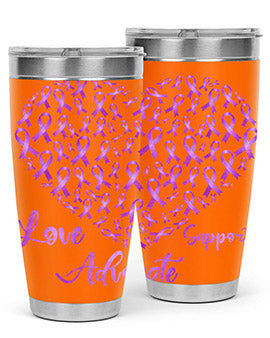 Love Suppor Advocae AlzheimerS 194#- alzheimers- Tumbler