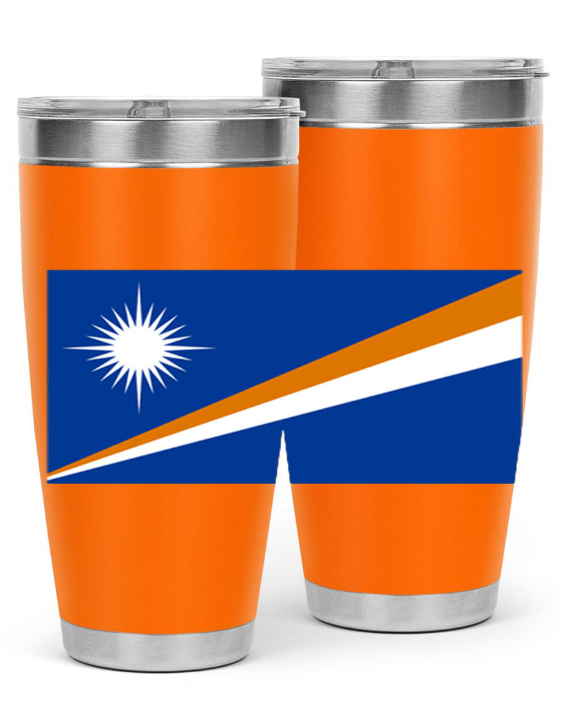 Marshall Islands 90#- world flags- Tumbler