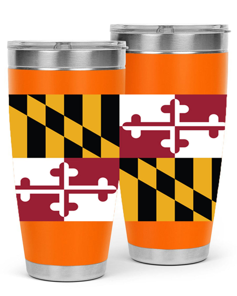 Maryland 32#- Us Flags- Tumbler