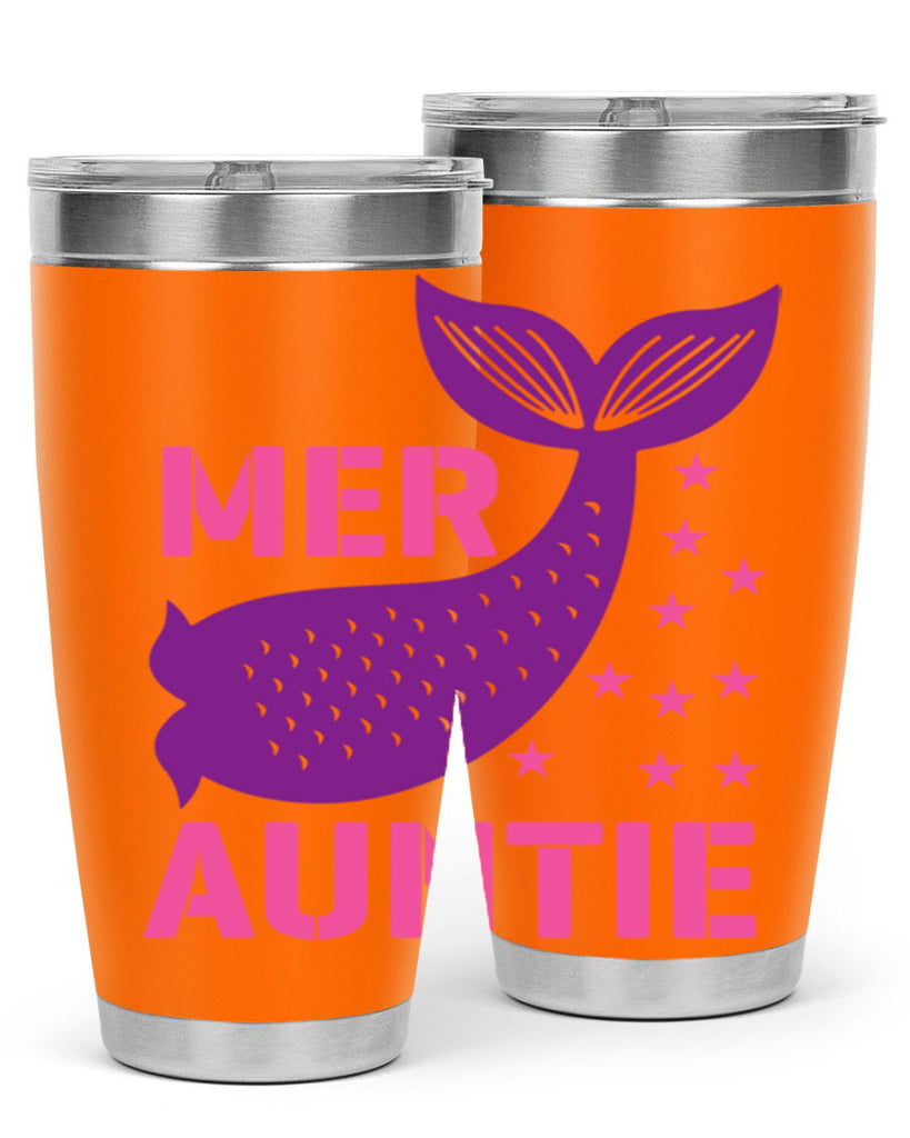 Mer Auntie 320#- mermaid- Tumbler