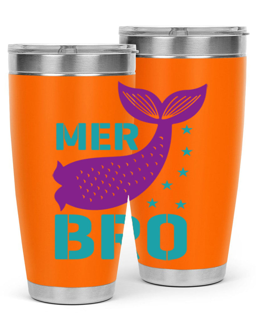 Mer Bro 322#- mermaid- Tumbler