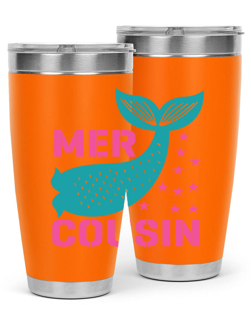 Mer Cousin 324#- mermaid- Tumbler