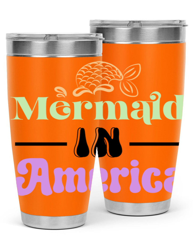 Mermaid In America 420#- mermaid- Tumbler