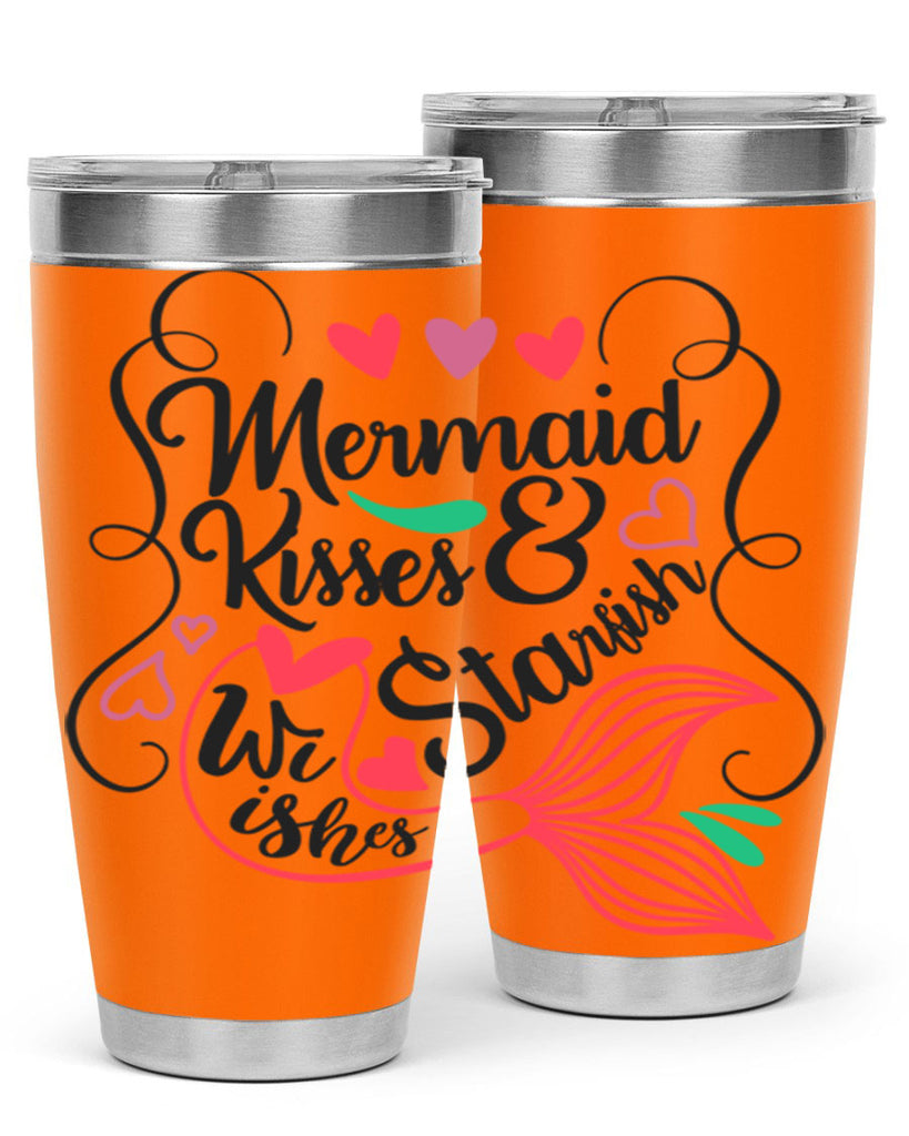 Mermaid Kisses Starfish Wishes 368#- mermaid- Tumbler