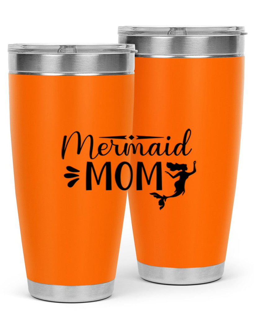 Mermaid Mom 372#- mermaid- Tumbler