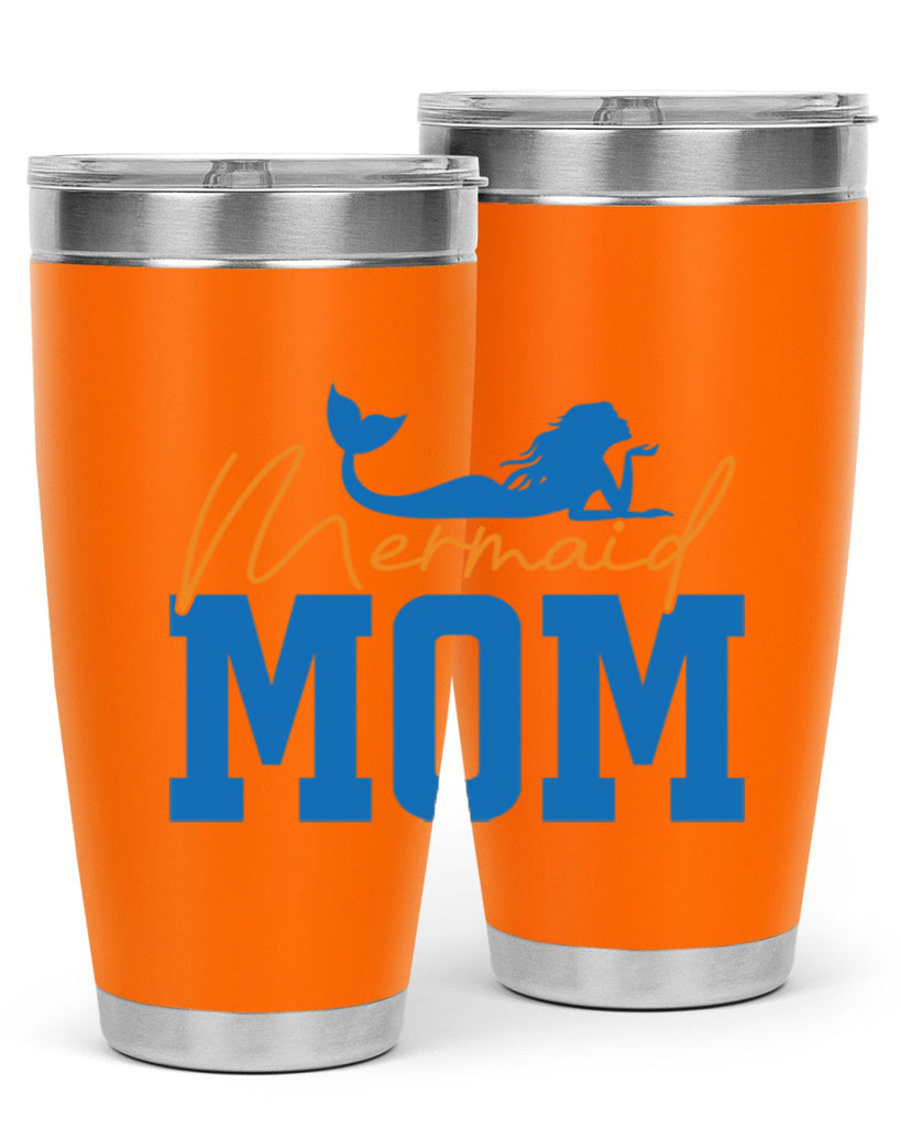 Mermaid Mom 375#- mermaid- Tumbler