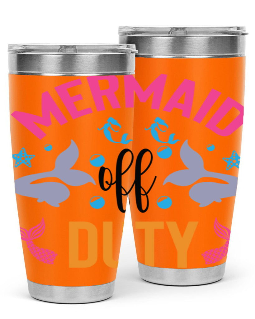 Mermaid Off Duty Design 438#- mermaid- Tumbler