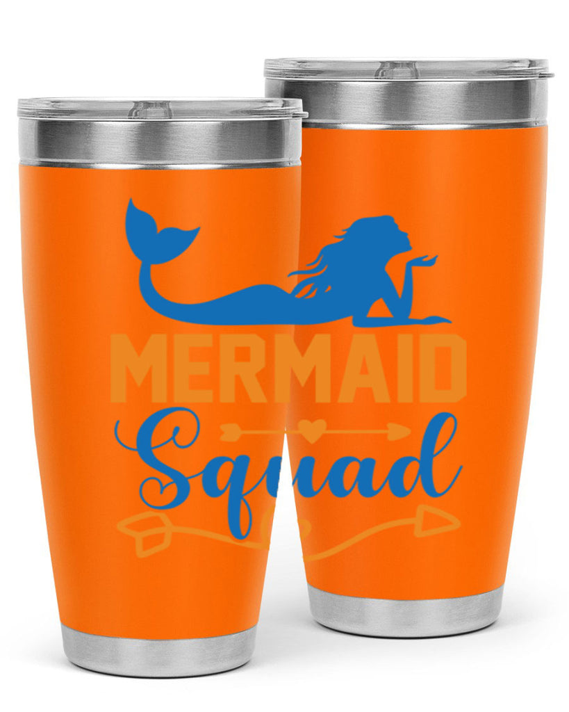 Mermaid Squad 385#- mermaid- Tumbler