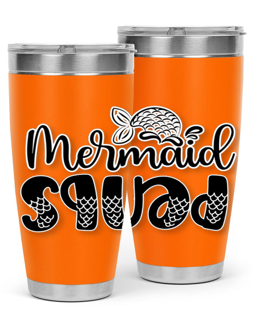 Mermaid Squad 444#- mermaid- Tumbler