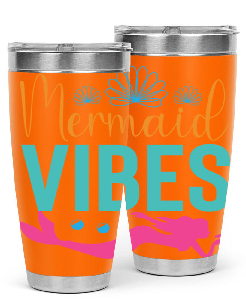 Mermaid Vibes Design 465#- mermaid- Tumbler