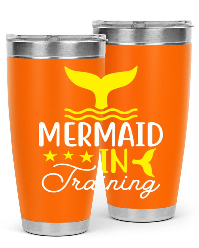 Mermaid in Training 361#- mermaid- Tumbler