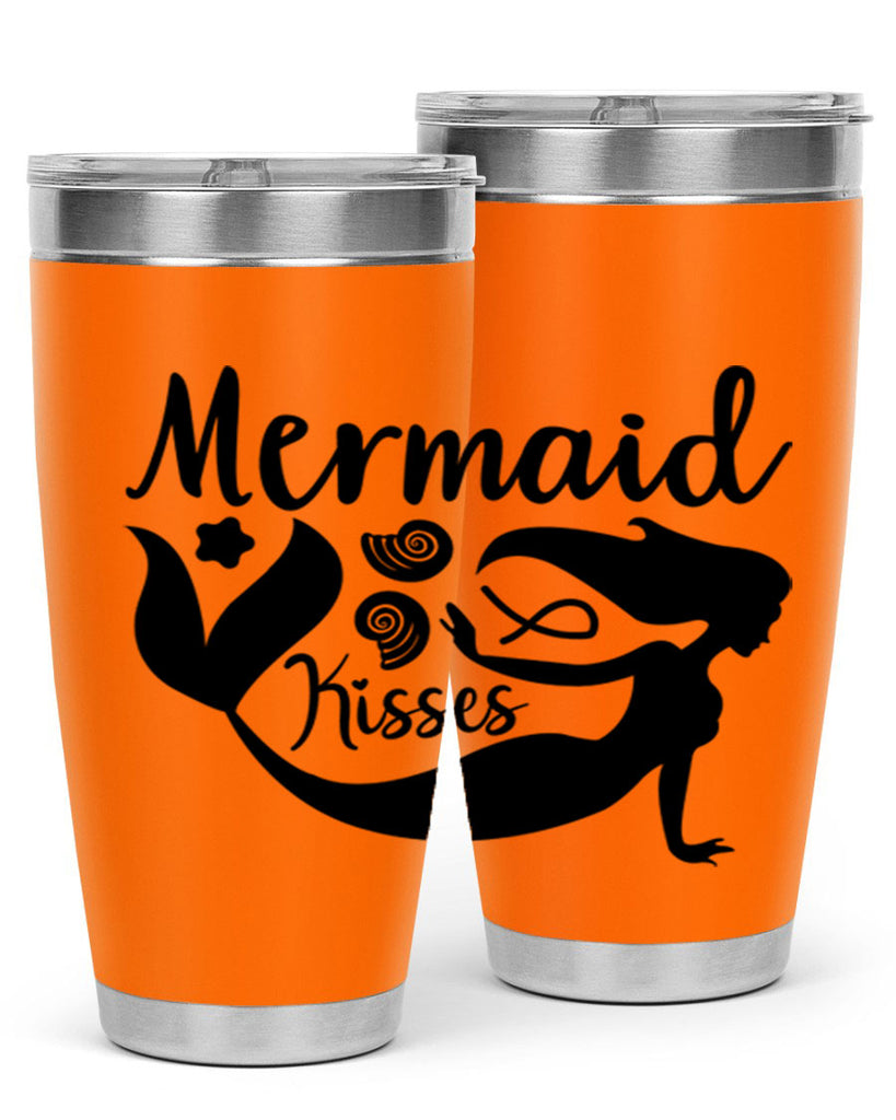 Mermaid kisses design 428#- mermaid- Tumbler