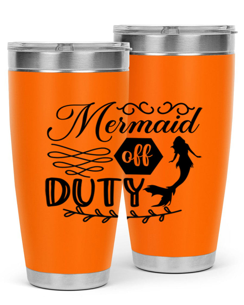 Mermaid off duty 432#- mermaid- Tumbler