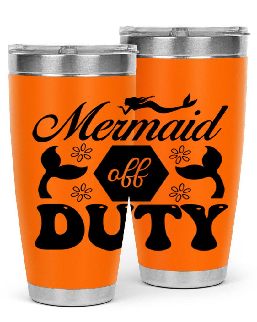 Mermaid off duty 433#- mermaid- Tumbler