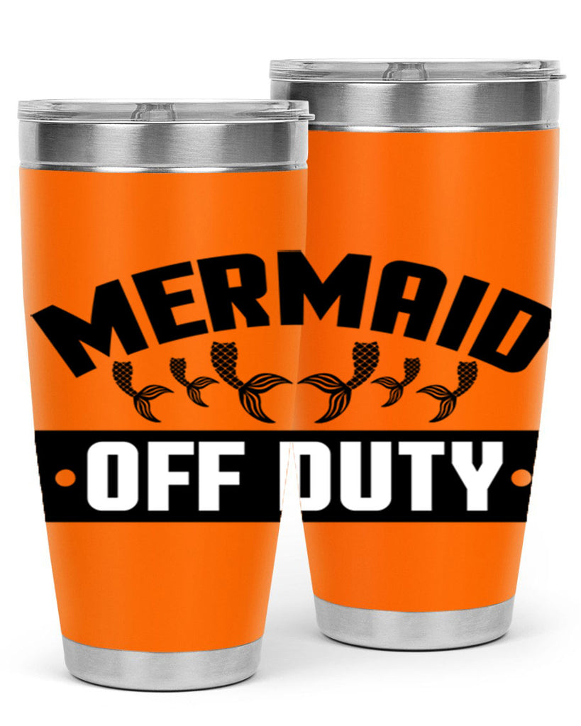 Mermaid off duty 437#- mermaid- Tumbler