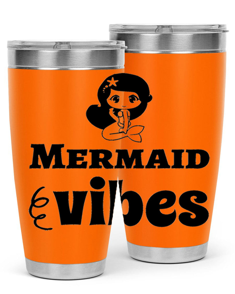 Mermaid vibes 456#- mermaid- Tumbler