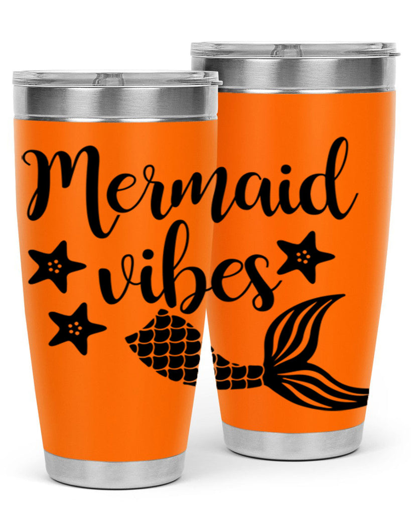 Mermaid vibes 463#- mermaid- Tumbler