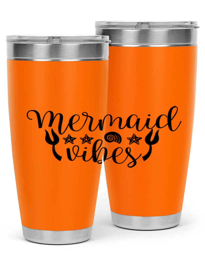 Mermaid vibes design 466#- mermaid- Tumbler