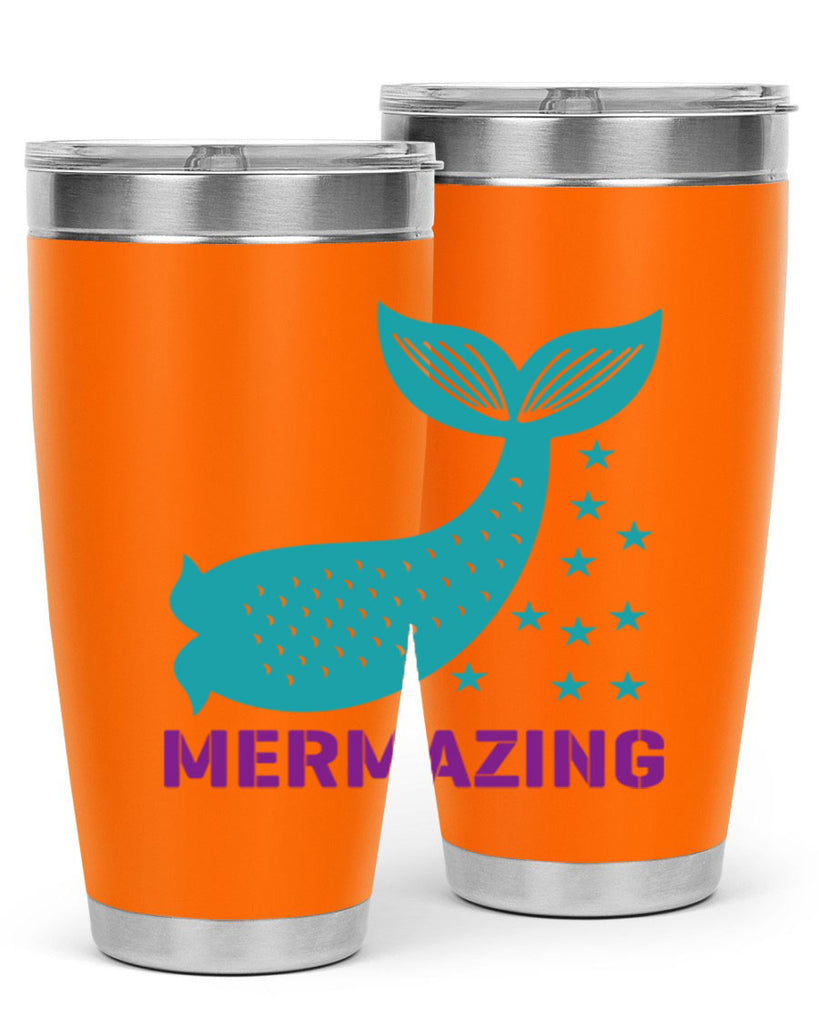 Mermazing 502#- mermaid- Tumbler
