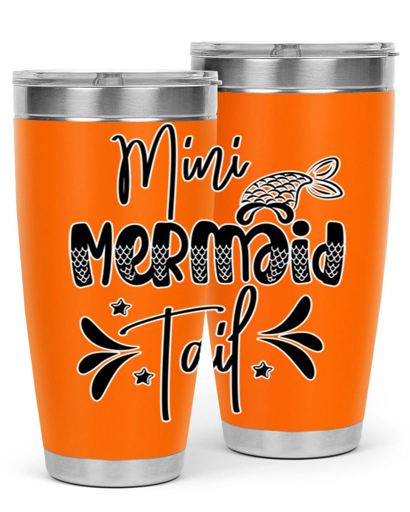 Mini Mermaid Tail 513#- mermaid- Tumbler