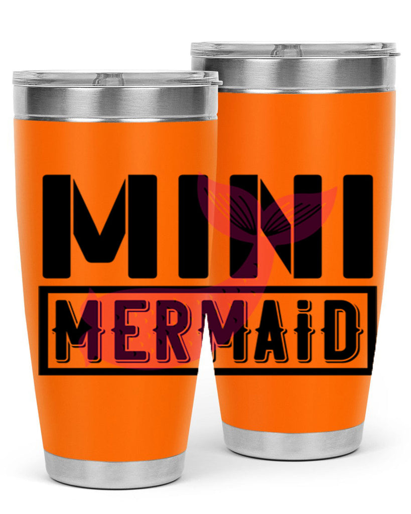 Mini mermaid 504#- mermaid- Tumbler