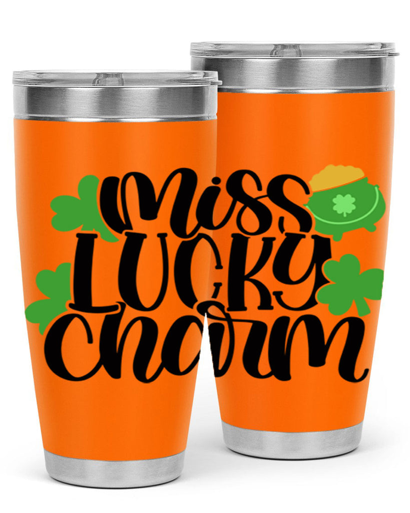 Miss Lucky Charm Style 48#- St Patricks Day- Tumbler