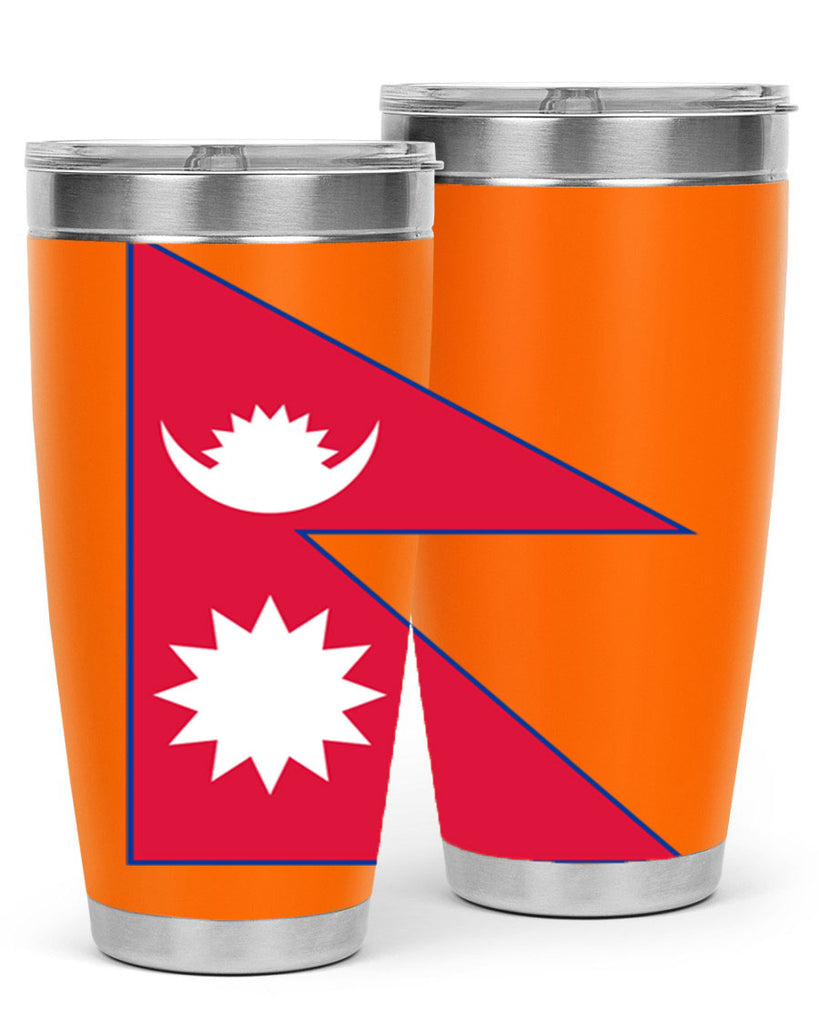 Nepal 76#- world flags- Tumbler