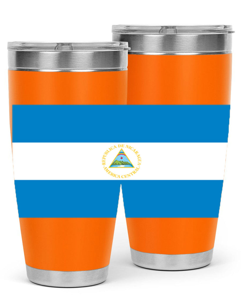 Nicaragua 73#- world flags- Tumbler