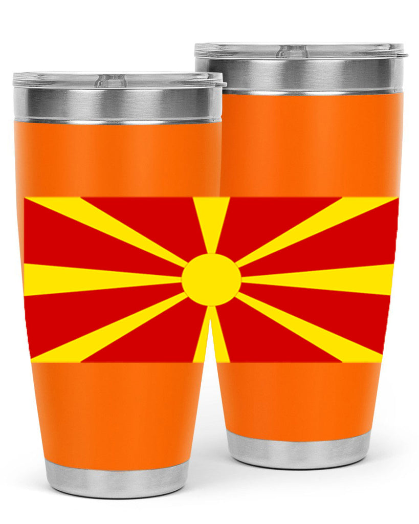 North Macedonia 69#- world flags- Tumbler