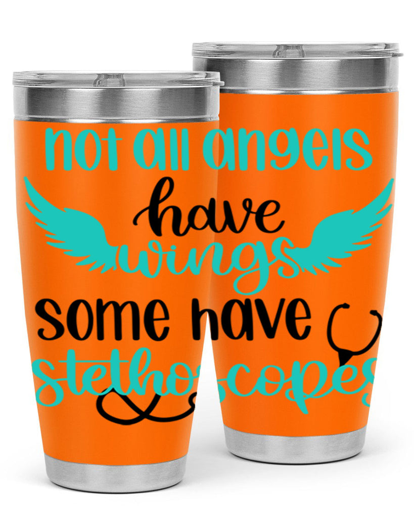 Not All Angels Have Style Style 127#- nurse- tumbler