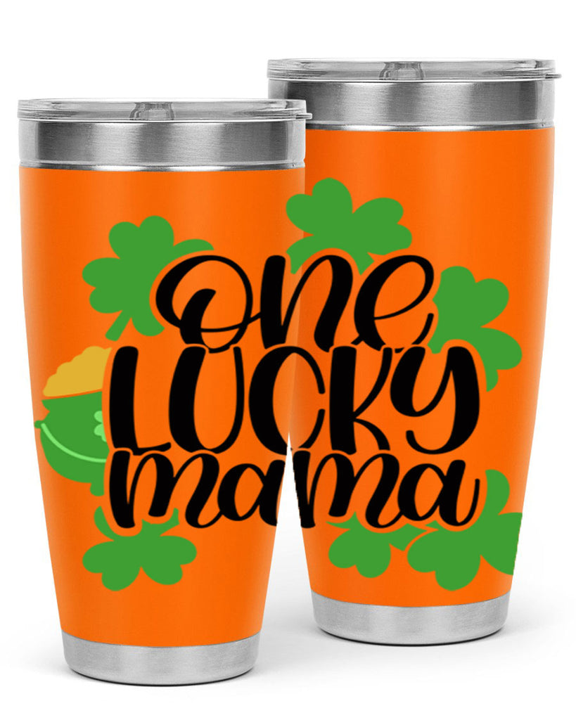 One Lucky Mama Style 42#- St Patricks Day- Tumbler