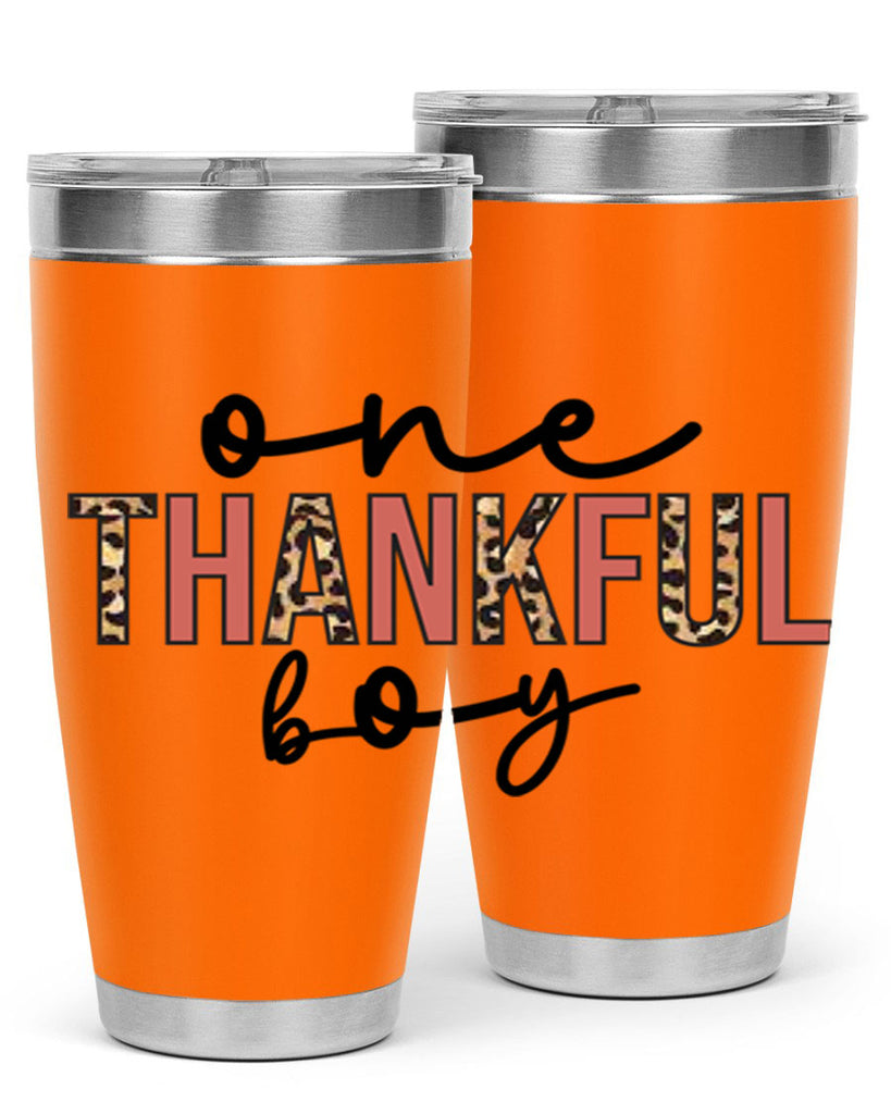 One thankful boy 462#- fall- Tumbler