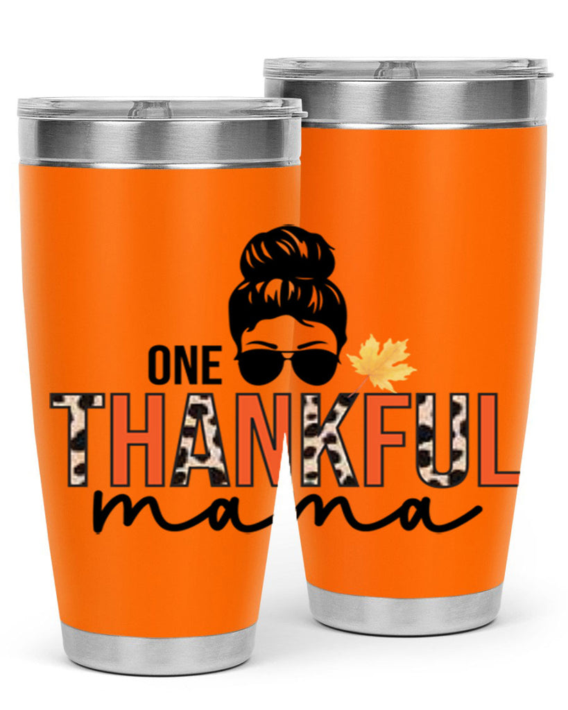 One thankful mama 463#- fall- Tumbler