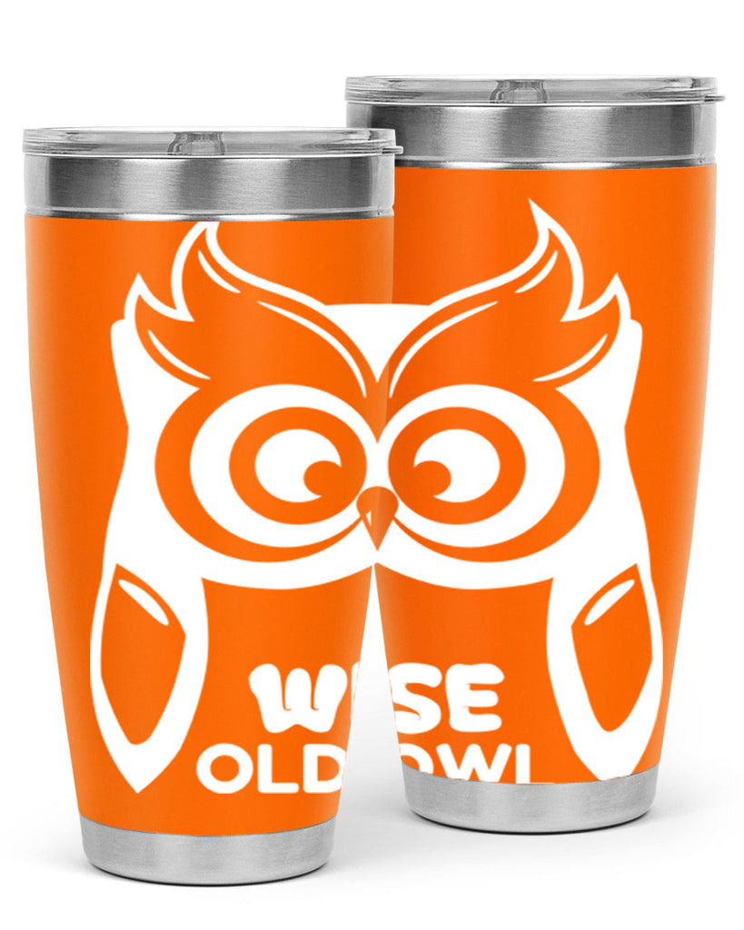 Owl Lover Wise Old Owl A TurtleRabbit 13#- owl- Tumblers