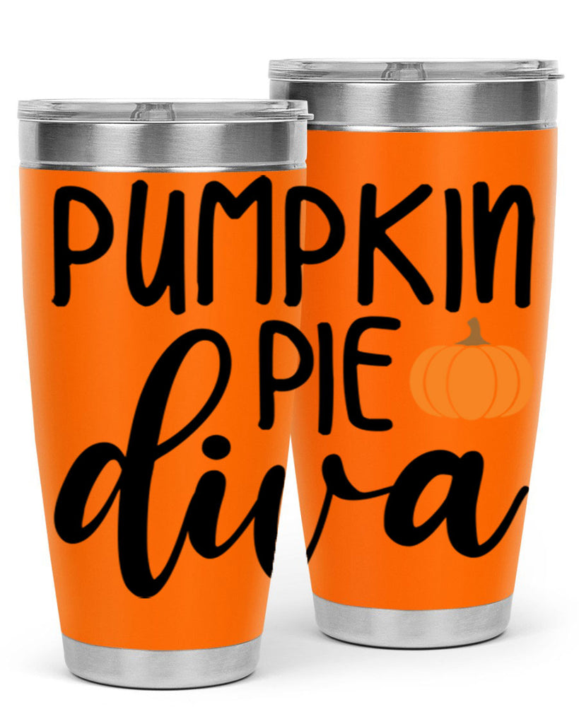 Pumpkin Pie Diva 532#- fall- Tumbler