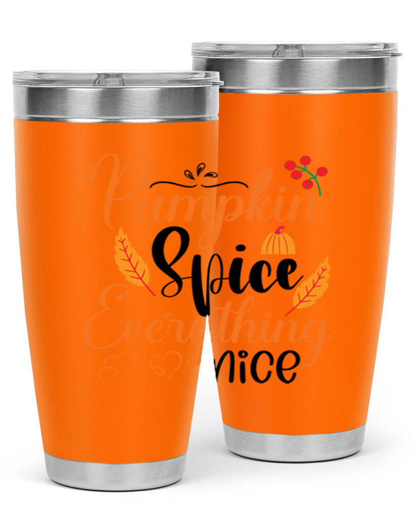 Pumpkin Spice Everything Nice 543#- fall- Tumbler