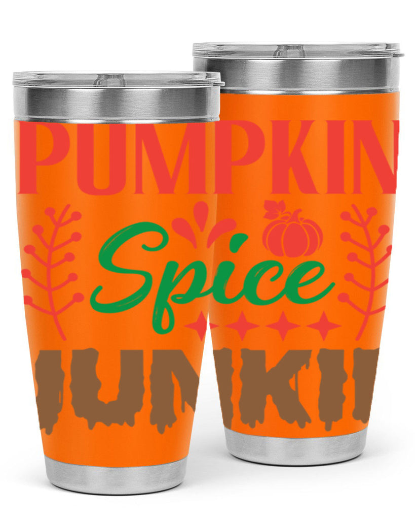 Pumpkin Spice Junkie 547#- fall- Tumbler