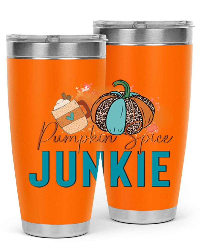 Pumpkin Spice Junkie 550#- fall- Tumbler